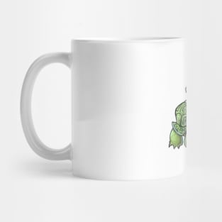 Turtle flower hat Mug